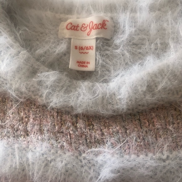 SET: Cat and Jack sweater and NWT unicorn - Picture 3 of 4